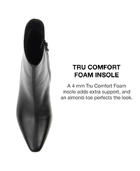 Journee Signature Women's Hydra Angular Stacked Heel Booties