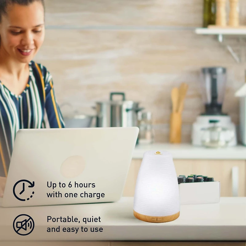 Pursonic Essential Oil Usb Diffuser for Aromatherapy and Home Decor