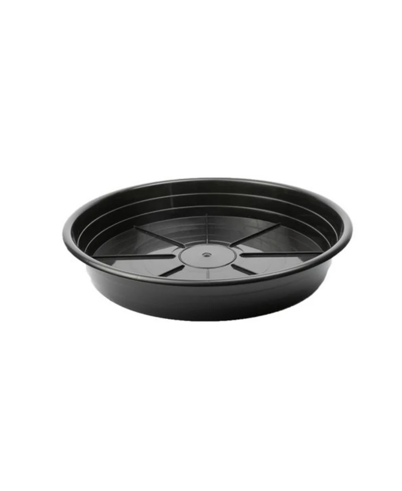 SunPack Uv-Resistant Premium Plastic Plant Saucer, 12 Inches Inside Diameter