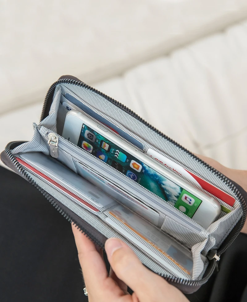 Travelon Rfid (Radio Frequency Identification) Blocking Single Zip Wallet