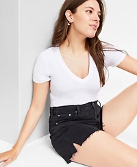 On 34th Women's Modal V-Neck T-Shirt, Created for Macy's