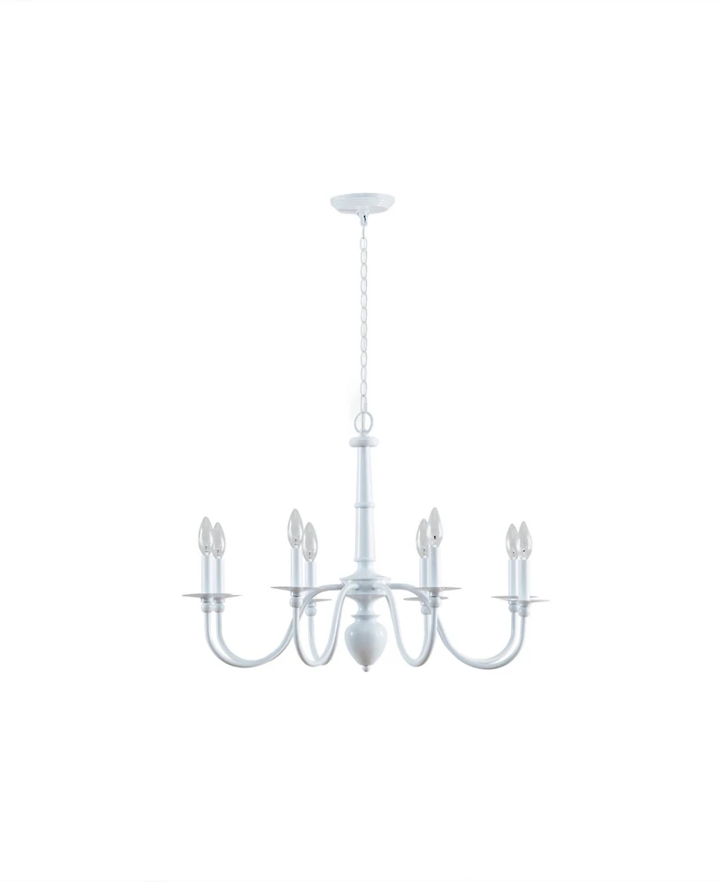 Martha Stewart Amelia 8-Light Traditional Metal Chandelier