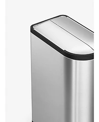 simplehuman 18 Liter Butterfly Lid Kitchen Trash Can