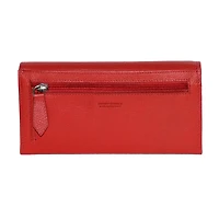 Club Rochelier Ladies Leather Clutch Wallet with Checkbook and Gusset