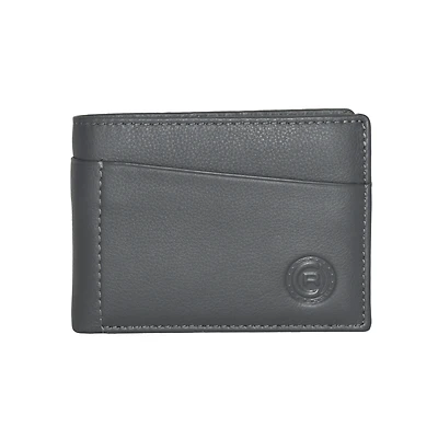 Club Rochelier Men's Slim Fold Wallet with Removable Id