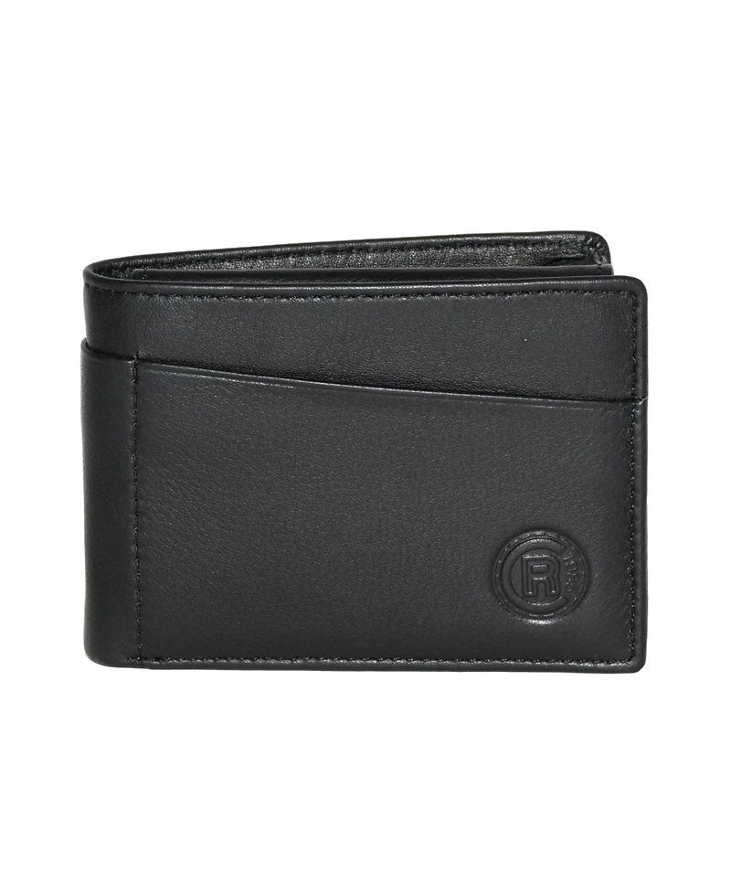 Club Rochelier Men's Slim Fold Wallet with Removable Id