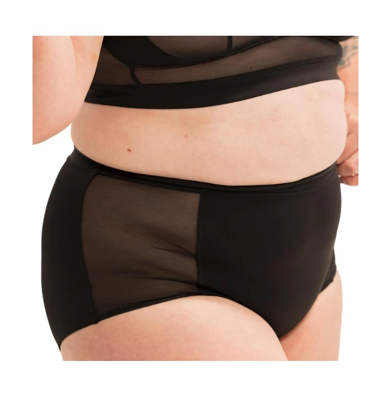 Naked Rebellion Plus Nude Shade Smooth High Waisted Brief Panty