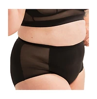 Naked Rebellion Plus Nude Shade Smooth High Waisted Brief Panty