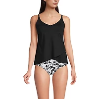 Lands' End Women's Dd-Cup Tulip Hem Tankini Top