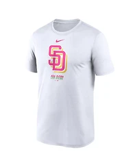 Men's Nike White San Diego Padres City Connect Logo T-shirt