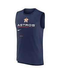 Men's Nike Navy Houston Astros Exceed Performance Tank Top