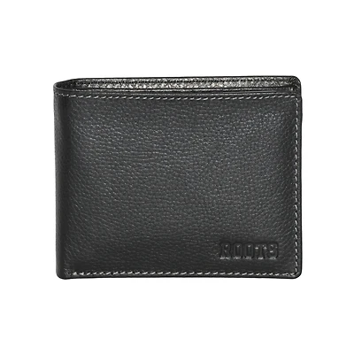 Roots Men's Men Leather Slimfold Wallet with Removable Passcase