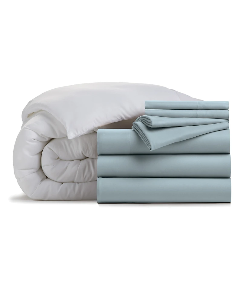Ella Jayne Triple Brushed Microfiber 8-Piece Duvet Bundle