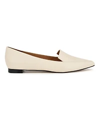 Nine West Women's Abay Pointed Toe Slip-On Smoking Flats