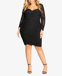 City Chic Plus Sexy Bustier Dress