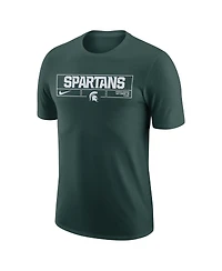 Men's Nike Green Michigan State Spartans Wordmark Stadium T-shirt