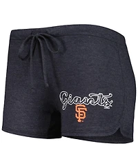 Women's Concepts Sport Charcoal San Francisco Giants Billboard Racerback Tank and Shorts Sleep Set
