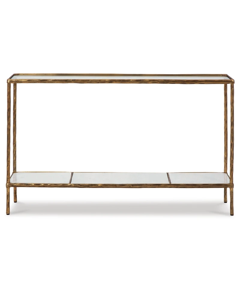 Signature Design By Ashley 32.75" Aluminum Console Sofa Table