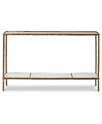 Signature Design By Ashley 32.75" Aluminum Console Sofa Table