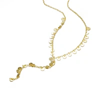 14K Gold Plated "Y" Neck Drop Necklace
