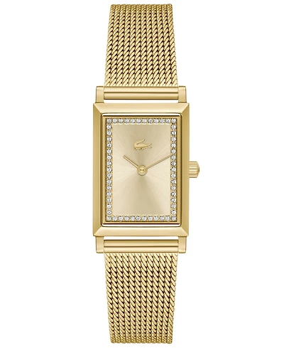 Lacoste Women's Catherine Gold-Tone Mesh Bracelet Watch 28.3mm x 20.7mm
