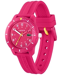 Lacoste Mini Tennis Raspberry Silicone Strap Watch 34mm
