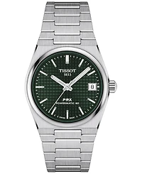 Tissot Unisex Swiss Automatic Prx Powermatic 80 Stainless Steel Bracelet Watch 35mm