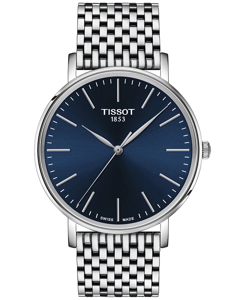 Tissot Men's Swiss Everytime Stainless Steel Bracelet Watch 40mm