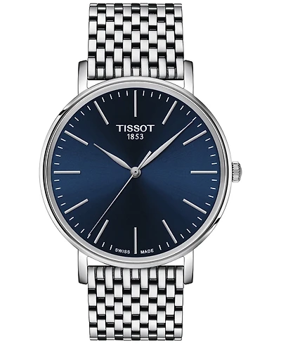 Tissot Men's Swiss Everytime Stainless Steel Bracelet Watch 40mm