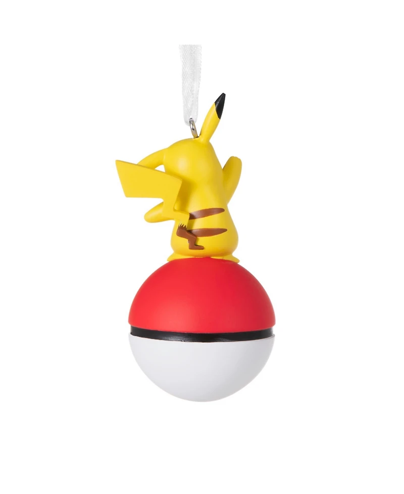Hallmark Christmas Ornament Pokemon Pikachu on Poke Ball