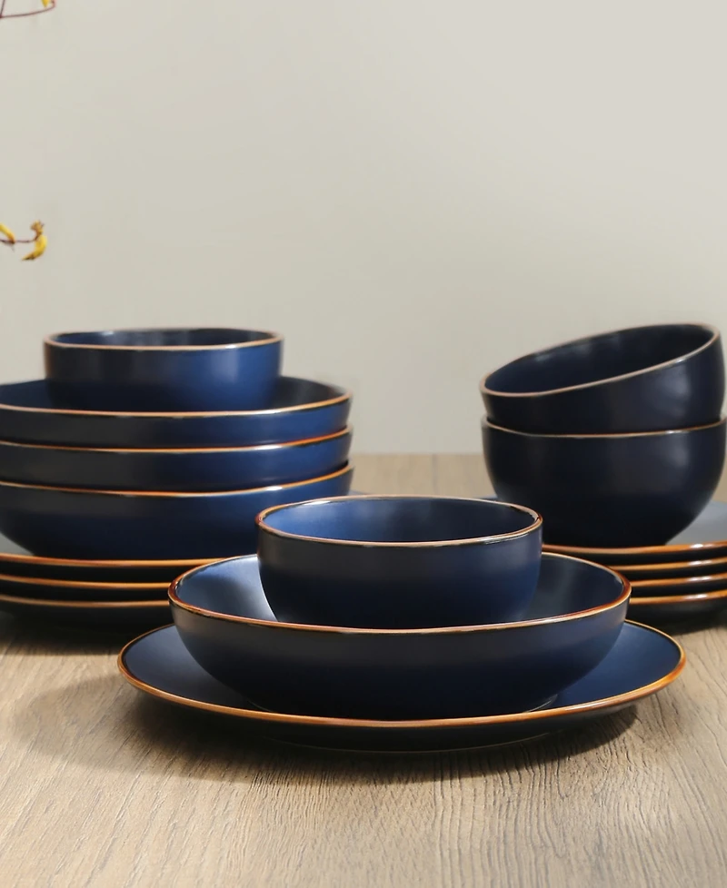Stone Lain Brasa 16 Pc. Dinnerware Set, Service for 4