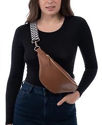 I.n.c. International Concepts Bean-Shaped Fanny Pack With Interchangeable Straps, Exclusively at Macy's