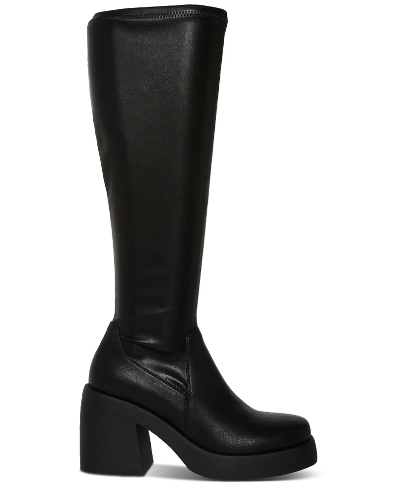 Madden Girl Lax Platform Tall Stretch Boots