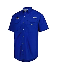 Men's Columbia Royal Florida Gators Bonehead Button-Up Shirt