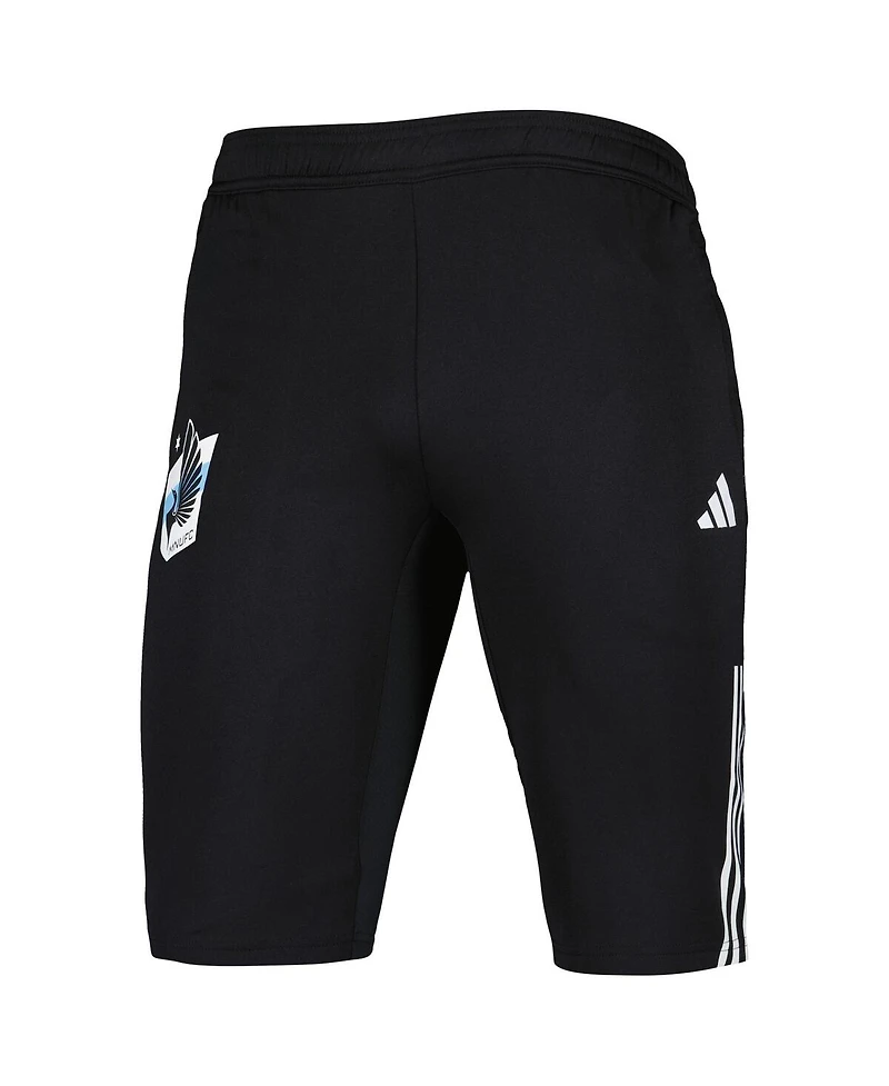 Men's adidas Black Minnesota United Fc 2023 On-Field Training Aeroready Half Pants