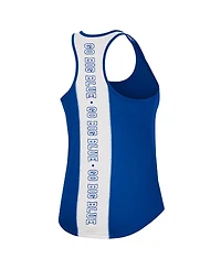Women's Colosseum Royal Kentucky Wildcats 10 Days Racerback Scoop Neck Tank Top
