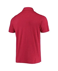 Men's Columbia Cardinal Arkansas Razorbacks Tech Trail Omni-Shade Polo Shirt