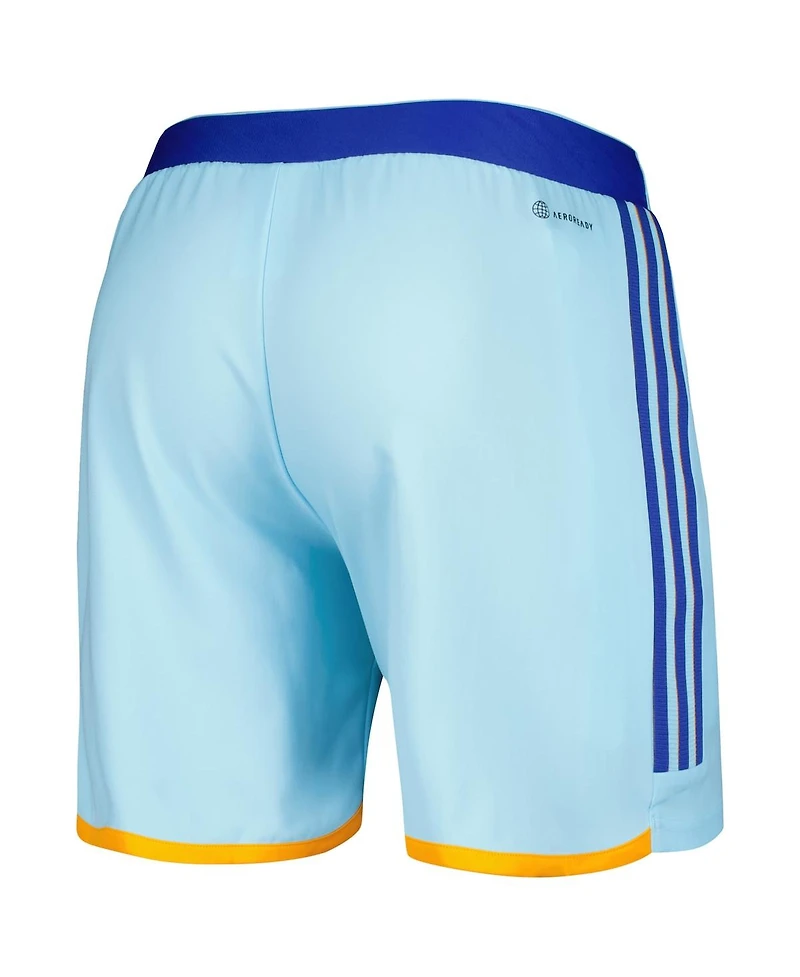 Men's adidas Light Blue Colorado Rapids 2023 Away Aeroready Authentic Shorts