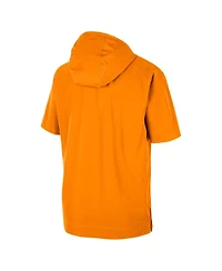 Men's Nike Tennessee Orange Volunteers Coaches Half-Zip Short Sleeve Jacket