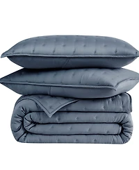 Southshore Fine Linens Luxurious 100% Viscose 3-Pc. Quilt Set