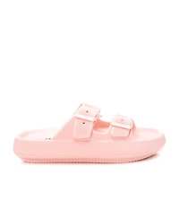 Women's Rubber Flat Sandals By Xti, Pink
