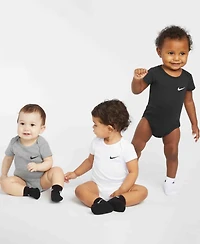Nike Baby Boys or Girls Mini Me Essential Bodysuits, Pack of 3