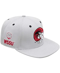 Men's Pro Standard Gray Winston Salem Rams Evergreen Mascot Snapback Hat