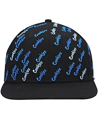 Men's Cookies Triple Beam Allover Print Snapback Hat