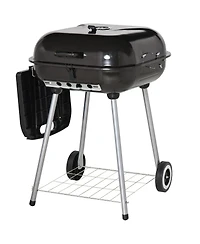 Outsunny 22 inch Portable Bbq Charcoal Steel Grill Camping Backyard Cooking