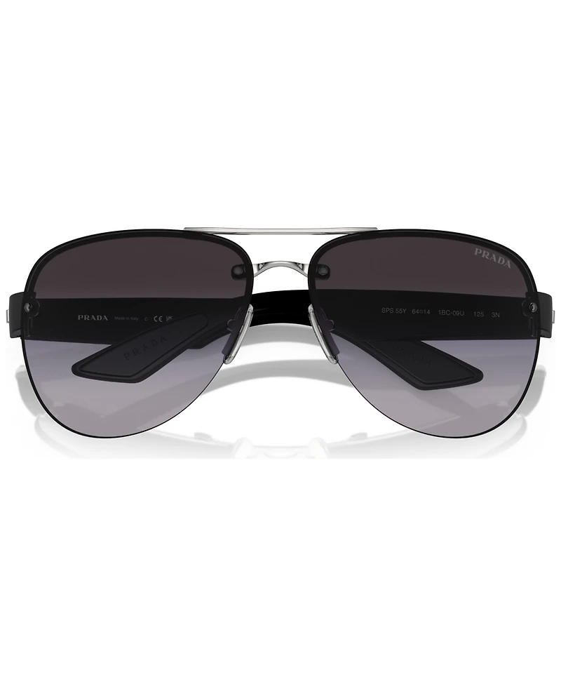 Prada Linea Rossa Men's Sunglasses, Ps 55YS