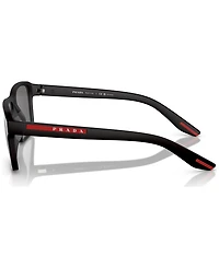 Prada Linea Rossa Men's Polarized Low Bridge Fit Sunglasses, Ps 05YSF