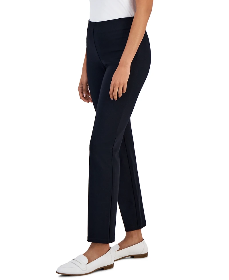Jm Collection Petite Pull-On Ponte-Knit Pants, Created for Macy's