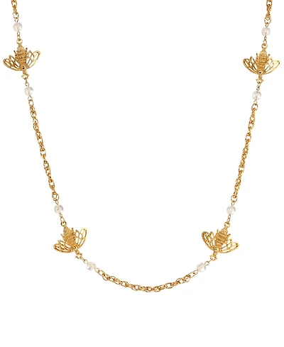 2028 Crystal Bee Necklace