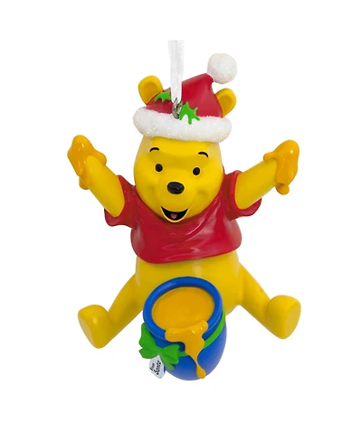 Hallmark Disney Santa Winnie the Pooh with Honey Pot Ornament